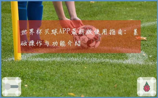 世界杯买球APP最新版使用指南：基础操作与功能介绍