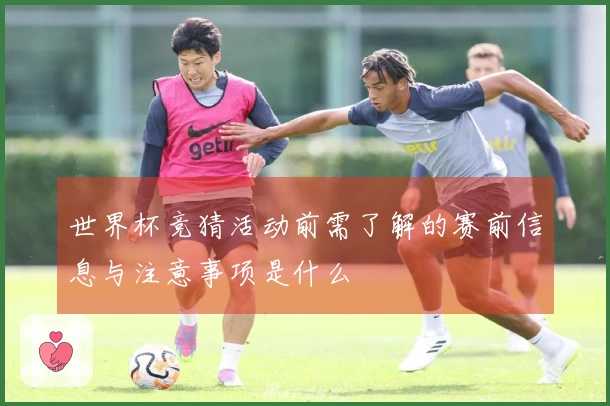 世界杯竞猜活动前需了解的赛前信息与注意事项是什么
